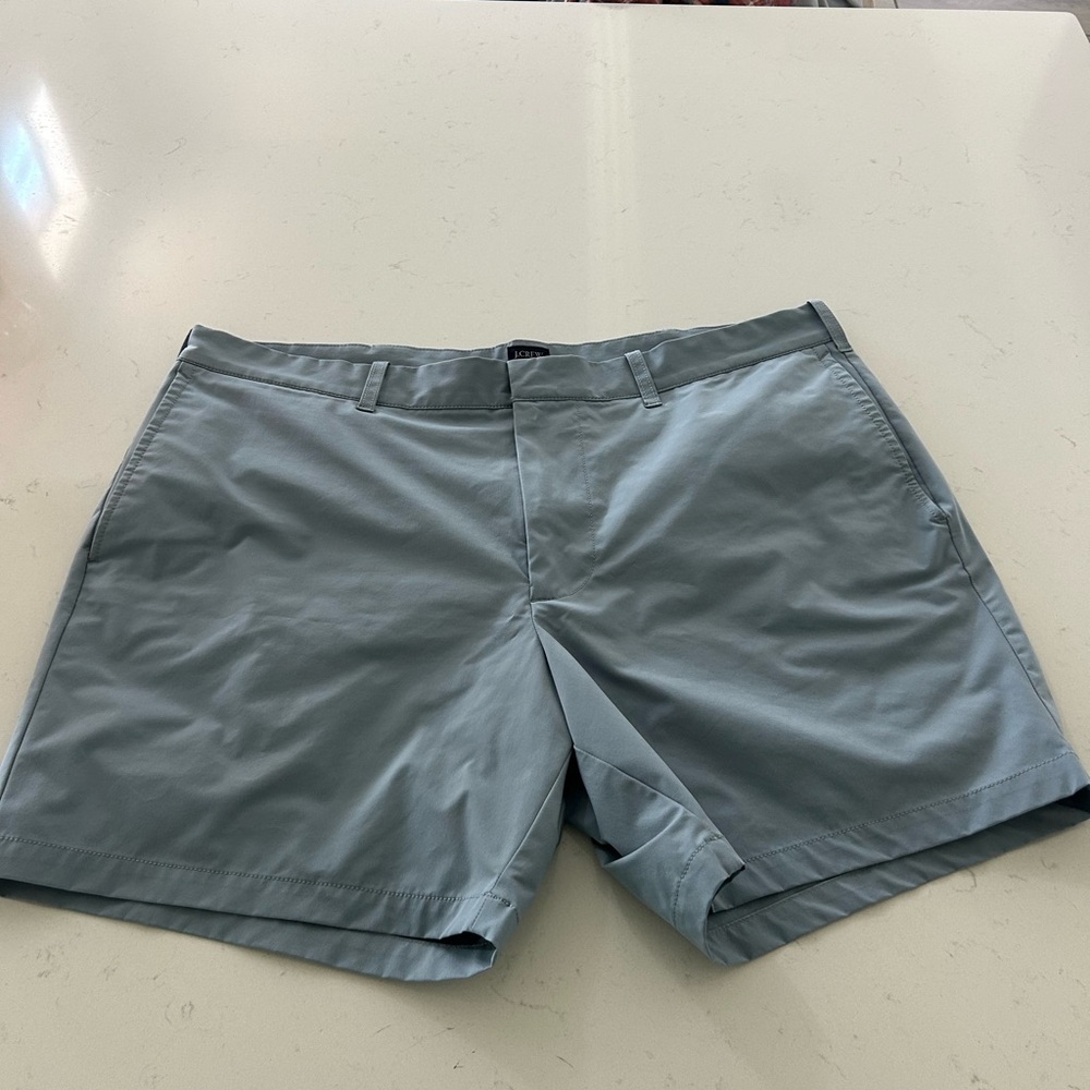 J. Crew Blue Flat Front Shorts